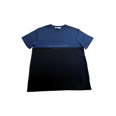 Trussardi Beachwear Polyester Men's T-shirt In Blue