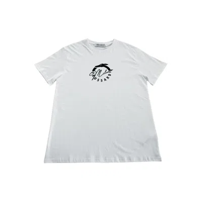 Trussardi Beachwear White Cotton T-shirt