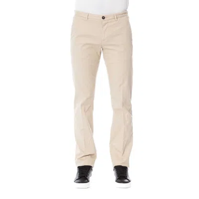 Trussardi Beige Cotton Jeans & Pant In Neutral