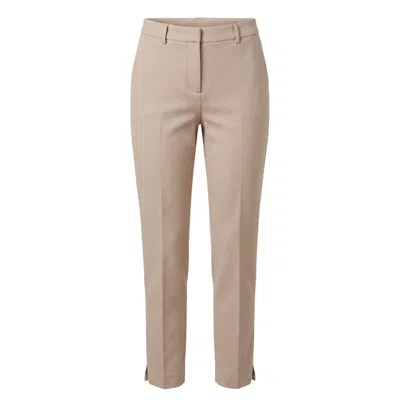 Trussardi Beige Viscose Women Pants In Neutral