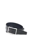 Trussardi Belts Man  71l00056 Black+blu In Black
