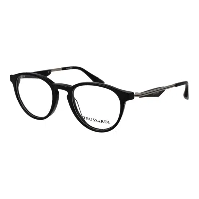 Trussardi Black Acetate Glasses (frames) In Transparent