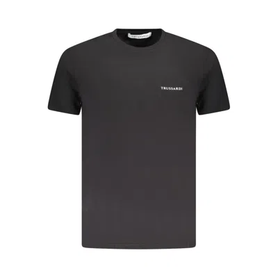 Trussardi Black Cotton Men T-shirt