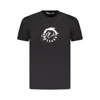 Trussardi Black Cotton Men T-shirt