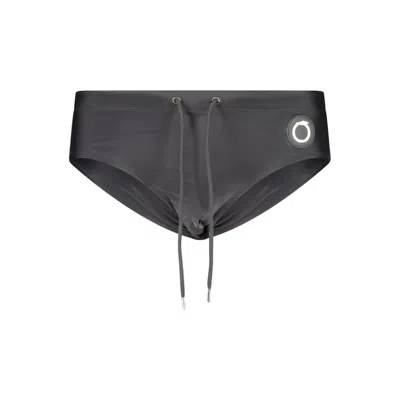 TRUSSARDI BLACK ELASTANE SWIMWEAR