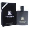 Trussardi Black Extreme /  Edt Spray 3.4 oz (100 Ml) (m) In Black