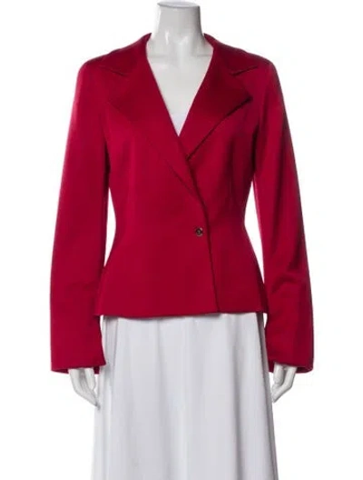 Pre-owned Trussardi Blazer In Red