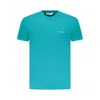 Trussardi Light Blue Cotton Men T-shirt
