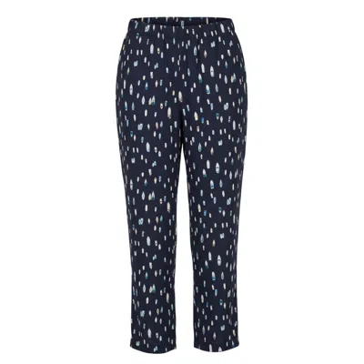 Trussardi Blue Cotton Women Pants