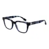 Trussardi Blue Men Glasses Frame In Blue