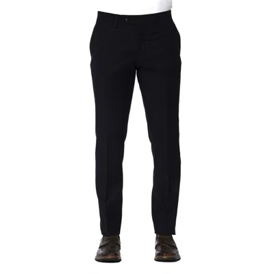 Trussardi Chic Polyester Trousers For Men's Men In Blue