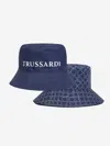 TRUSSARDI BOYS QUINSI REVERSIBLE BUCKET HAT