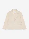 Trussardi Boys Sokel Blazer In Beige
