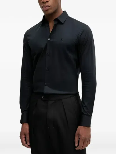 Trussardi 버튼 셔츠 In Black