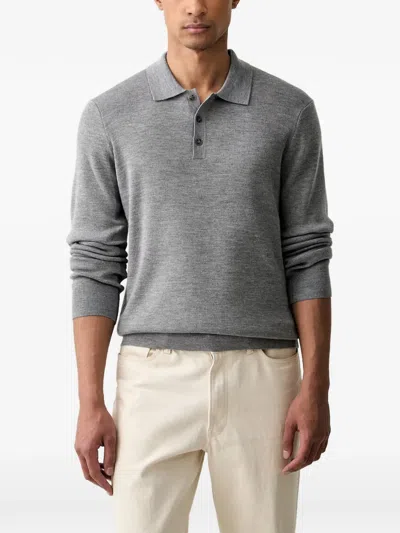 Trussardi Button-placket Polo Shirt In Gold