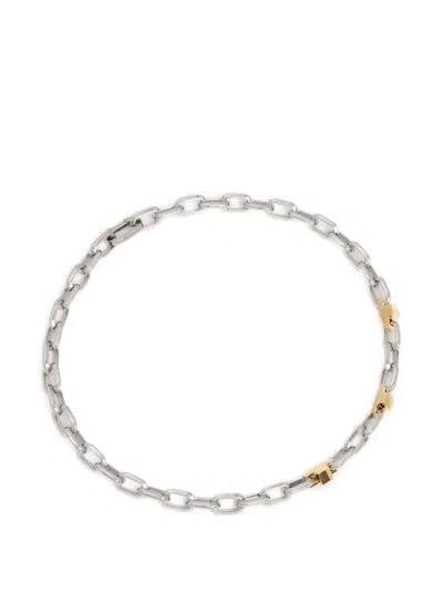 Trussardi Chain Necklace In Metallic