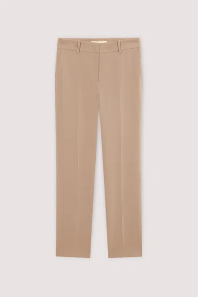 Trussardi Cigarette Pants Woman Beige In Brown