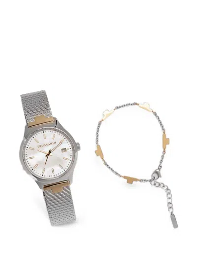 Trussardi City Life 35mm Watch Set In Multi