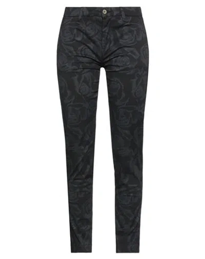 Trussardi Collection Woman Pants Black Size 4 Cotton, Elastane