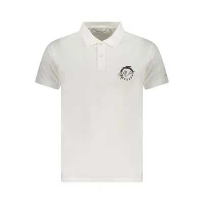 Trussardi Logo-detail Polo Shirt In White