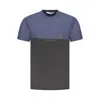 Trussardi Blue Cotton Men T-shirt
