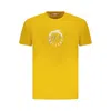 Trussardi Yellow Cotton Men T-shirt