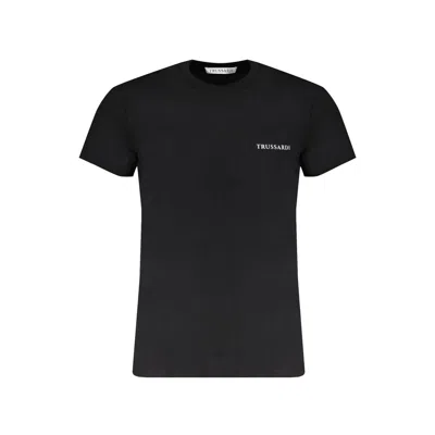 Trussardi Cotton Men's T-shirt In Black