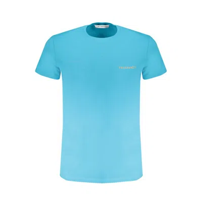 Trussardi Cotton Men's T-shirt In Blue