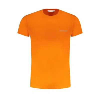 Trussardi Cotton Men's T-shirt In Orange