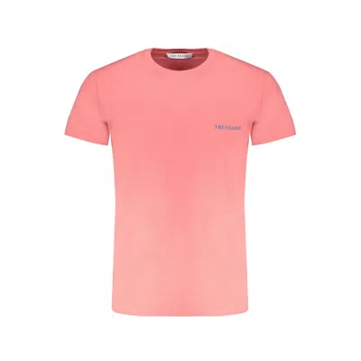 Trussardi Cotton Men's T-shirt In Pink