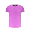 Trussardi Purple Cotton T-shirt In Pink