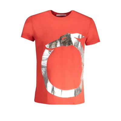 Trussardi Cotton Men's T-shirt In Red