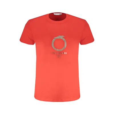 Trussardi Cotton Men's T-shirt In Red