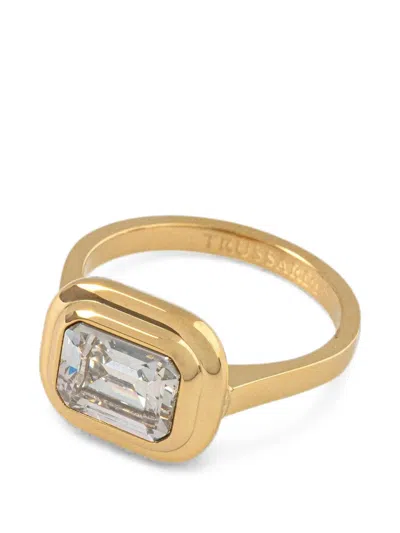 Trussardi Crystal-embellished Ring In Multi