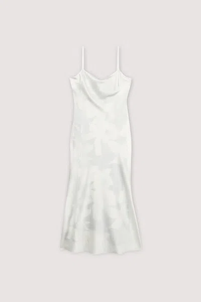 Trussardi Dress In Double Fabric White Woman