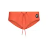 Trussardi Red Elastane Swimwear In Orange