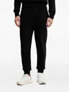 Trussardi Embroidered Joggers In Black