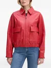 Trussardi Flap-pocket Jacket In Red