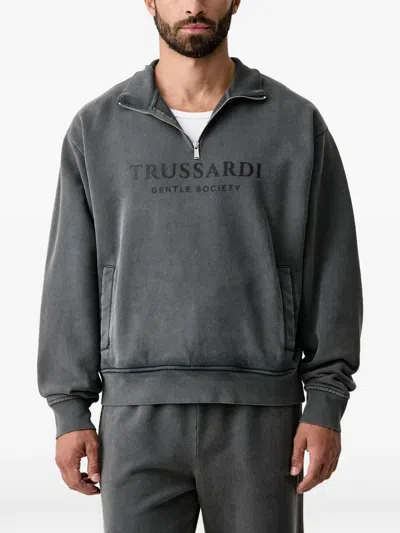 Trussardi Gentle Society Sweatshirt In Gray