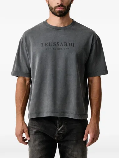 Trussardi Gentle Society T-shirt In Gray
