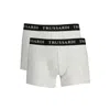 Trussardi Gray Cotton Underwear In White