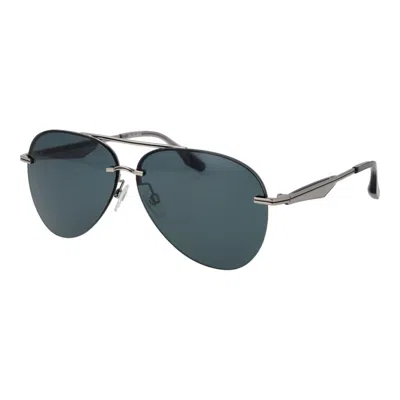 Trussardi Gray Metal Sunglasses In Grey