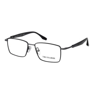 Trussardi Gray Titanium Glasses (frames) In Black