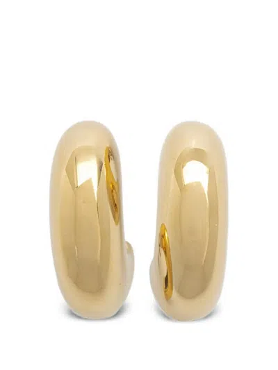 Trussardi Hoop Earrings In Gold