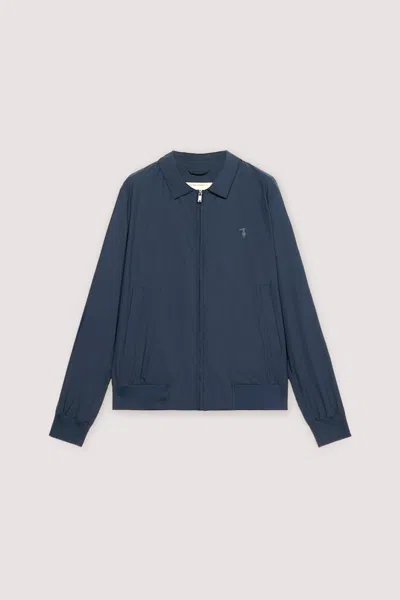 Trussardi Jacket Man Blue Navy