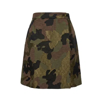 Trussardi Jeans Black Cotton Women Skirt In Brown