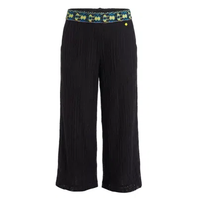 Trussardi Jeans Black Polyamide Women Pants