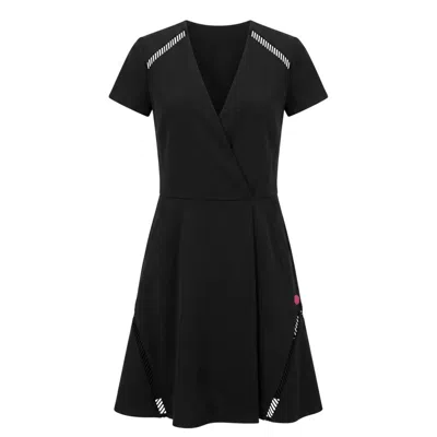 Trussardi Jeans Black Polyester Women's Dress In Multi
