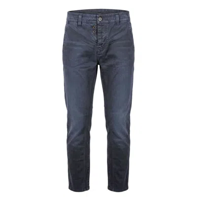 Trussardi Jeans Blue Cotton Men Pant