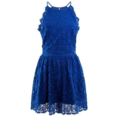 Trussardi Jeans Blue Polyester Women's Dress In Multi
